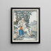 Kalender der Jahreszeiten Herbst - Johann Georg Volmar — gerahmtes Bild an der Wand