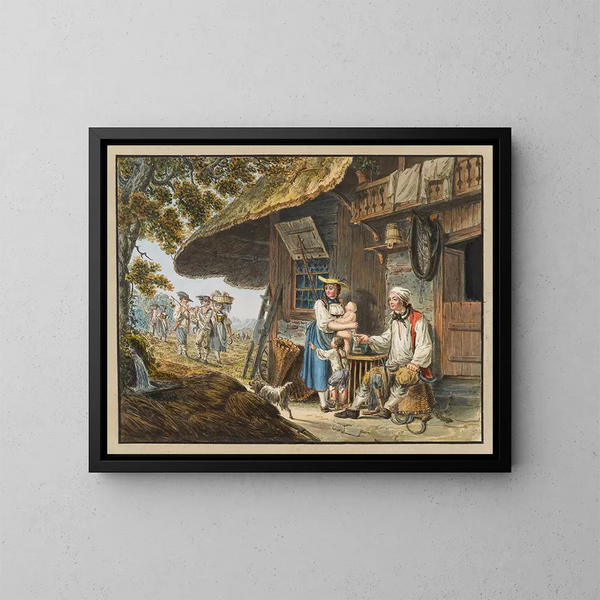 Lettres - Johann Georg Volmar — gerahmtes Bild an der Wand