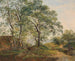 Heiliges bewaldetes Landschaft mit Hütte - Johann Georg von Dillis — Ansicht des Kunstwerks
