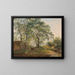 Heiliges bewaldetes Landschaft mit Hütte - Johann Georg von Dillis — gerahmtes Bild an der Wand