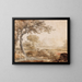 Landschaft der Voralpen - Johann Georg von Dillis — gerahmtes Bild an der Wand