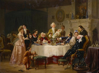 Feier nach der Taufe - Johann Geyer — Ansicht des Kunstwerks