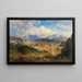 Vue des Montagnes Rax et Schneeberg - Giovanni Battista Varano — gerahmtes Bild an der Wand