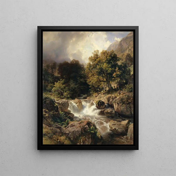 Johann Gottfried Steffan - Landscape with Motifs from the Murgtal by the Walensee.webp