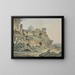 Amphitheater - Johann Gottlieb Hackert — gerahmtes Bild an der Wand