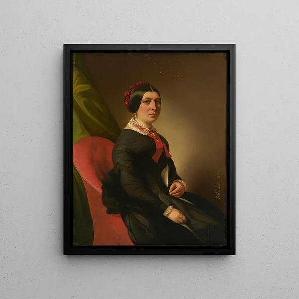 Johann Grund - Portrait of a Seated Lady.webp
