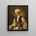 Portrait eines Mannes im Oriental - Johann Grund — gerahmtes Bild an der Wand