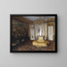 Innenraum - Johann Hamza — gerahmtes Bild an der Wand