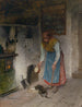 Du lait für die Kätzchen - Johann Hamza — Ansicht des Kunstwerks