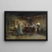 Unterhaltungsmusik auf der Alm - Johann Hamza — gerahmtes Bild an der Wand