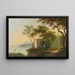 Île de Saint-Pierre am Bielersee - Johann Heinrich Bleuler — gerahmtes Bild an der Wand