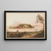 Vue de l'île de Mainau - Johann Heinrich Bleuler — gerahmtes Bild an der Wand