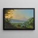 Ansicht bei Goldweil am Thunersee - Johann Heinrich Bleuler der Jüngere — gerahmtes Bild an der Wand