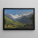 Das Lauterbrunnental vom Weg zur Wengernalp - Johann Heinrich Bleuler der Jüngere — gerahmtes Bild an der Wand