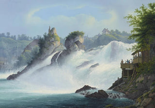 Johann Heinrich Bleuler the Younger - Der Rheinfall.webp