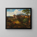 Landschaft mit befestigter Stadt - Johann Heinrich Ferdinand Olivier — gerahmtes Bild an der Wand