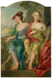 Doppelporträt zweier Damen in Hirtenkleidung - Johann Heinrich Keller — Ansicht des Kunstwerks