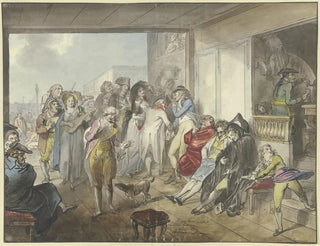 Café auf der Piazetta in Venedig - Johann Heinrich Ramberg — Ansicht des Kunstwerks