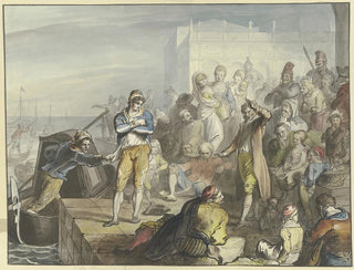 Johann Heinrich Ramberg - Improvisator auf der Piazetta in Venedig.webp