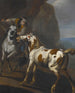 Indien, das ein Pferd zähmt - Johann Heinrich Roos — Ansicht des Kunstwerks