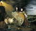 Selbstporträt mit seiner Frau und christlichen Glaubenssymbolen - Johann Heinrich Roos — Ansicht des Kunstwerks
