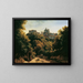 Vue d'Ariccia - Johann Heinrich Schilbach — gerahmtes Bild an der Wand