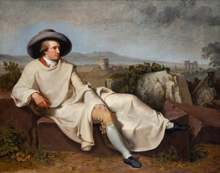Johann Heinrich Wilhelm Tischbein - Goethe in the Roman Campagna.webp