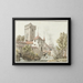 Bern Golatenmattgate - Johann Jakob Biedermann — gerahmtes Bild an der Wand