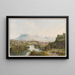 Luzern im Südwesten - Johann Jakob Biedermann — gerahmtes Bild an der Wand
