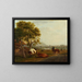 Landschaft bei Zürich - Johann Jakob Biedermann — gerahmtes Bild an der Wand