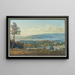 Ansicht der Stadt Brienz im Kanton Bern - Johann Joseph Hartmann — gerahmtes Bild an der Wand