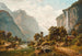 Vue de Lauterbrunnen et des chutes de Staubbach, Suisse - Johann Joseph Jansen — Ansicht des Kunstwerks