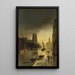 Ansicht von Gent - Johann Jungblut — gerahmtes Bild an der Wand