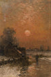 Winter - Johann Jungblut — gerahmtes Bild an der Wand