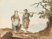 Paar im Anzug am Ufer des Murtensees - Johann Karl Müllner — Ansicht des Kunstwerks