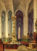 Ansicht des Rokoko-Podests in der Kirche Sainte-Marie in Danzig - Johann Karl Schultz — Ansicht des Kunstwerks
