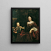 Portrait der Familie - Johann Kupezky — gerahmtes Bild an der Wand