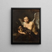 Cupidon Amour - Johann Liss — gerahmtes Bild an der Wand