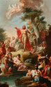 Der Predigt des heiligen Johannes der Täufer - Johann Lucas Kracker — Ansicht des Kunstwerks
