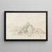 Am Bielersee - Johann Ludwig Aberli — gerahmtes Bild an der Wand
