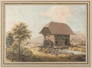 Johann Ludwig Aberli - Ansicht einer Mhle im Berner Mittelland.webp