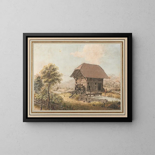 Johann Ludwig Aberli - Ansicht einer Mhle im Berner Mittelland.webp