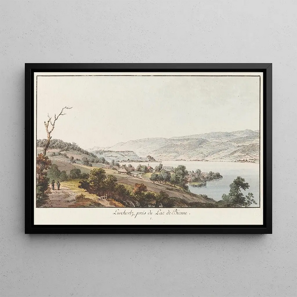Johann Ludwig Aberli - Luschertz prs du Lac de Bienne.webp