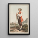 Bauernlandschaft aus der Umgebung von Bern - Johann Ludwig Aberli — gerahmtes Bild an der Wand