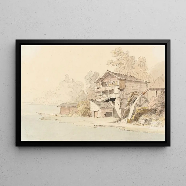 Ringgenberg - Johann Ludwig Aberli — gerahmtes Bild an der Wand