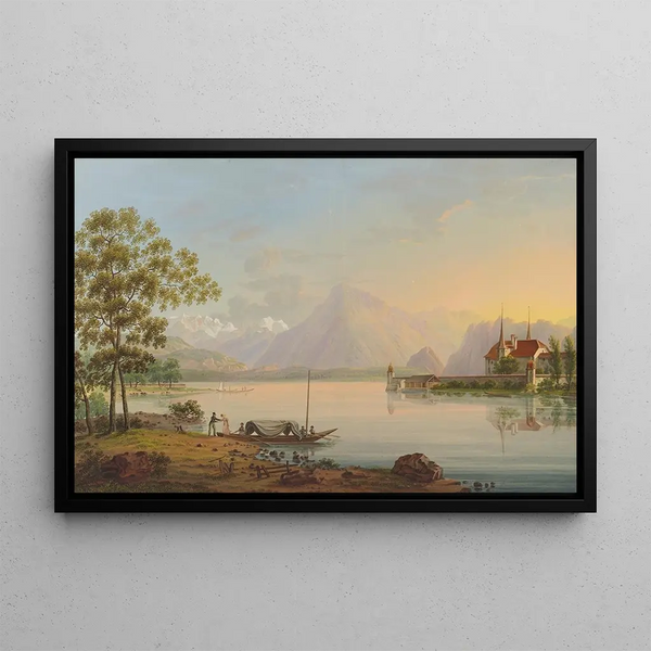 Johann Ludwig Bleuler - Thoun am Thounersee.webp