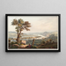 Ansicht von Karthaus mit Blick auf die Burg Stolzenfels - Johann Ludwig Bleuler — gerahmtes Bild an der Wand