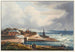Ansicht von Katwyk und der Mündung des Rheins in die Nordsee - Johann Ludwig Bleuler — Ansicht des Kunstwerks