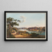 Ansicht der Stadt Diessenhofen und des Klosters Catherinenthal - Johann Ludwig Bleuler — gerahmtes Bild an der Wand