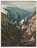 Ansicht der Hölle bei der Vogelberg und dem Rheinwald-Gletscher - Johann Ludwig Bleuler — Ansicht des Kunstwerks